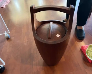 Dansk Teak Ice Bucket Congo 19 Vintage Danish Modern JHQ Jens Quistgaard