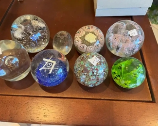 Assortment Vintage Paper Weights