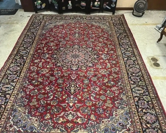 Hand Knotted Najafabad Area Rug, 8'9"x12', Iran, Primary Color is Red