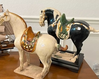 2-Porcelain Tang Horses
