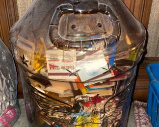 Vintage large Libby Glass Bicentennial Eagle 5-gallon milk can glass bottle