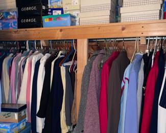 There are about 100+ totes of clothing plus the closets full in size S-M petite