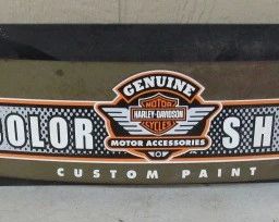 Heavy Metal Harley Davidson Paint Shop Sign