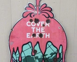 Antique Porcelain Sherwin-Williams Paints Sign - Size: Approx. 36" x 63" 