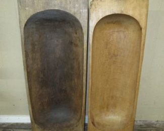 Large Wooden Dough Bowls
