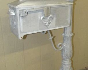 1 of 2 Cast Aluminum Mail Boxes