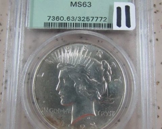 PCGS 1923 Peace Dollar