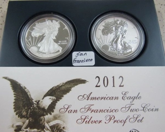 2012 American Eagle San Francisco Silver Proof Set