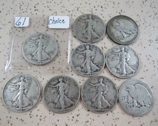 Walking Liberty Half Dollars