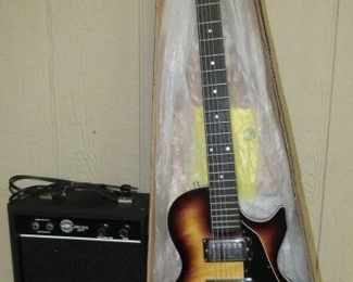1970's Global Electric Guitar in Box w/Amp & Paperwork - Global Musical Instrument Company