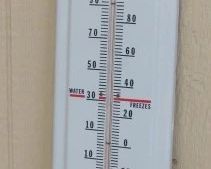 1940's - 36" Porcelain Prestone Anti-Freeze Thermometer