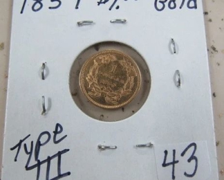 1859 Gold $1.00 Coin - Type 3