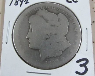 1892 Carson City Silver Dollar