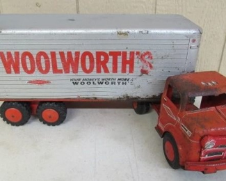 Metal Woolworth's Toy Truck