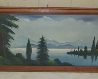 Joe Marshall Painting - Signed on Front & Back by Joe Marshall - Tremble, TN