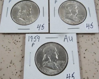 Ben Franklin Half Dollars