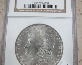 NGC Graded 1898 Morgan Silver Dollar