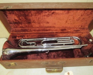 Ludwig One Valve Bugle in Case - Serial #75879