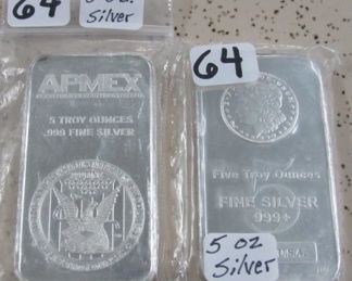 5 oz. Silver Bars