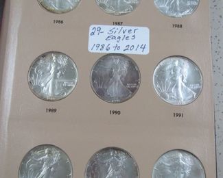 American Eagles Album - 29 Total - 1986 to 2014