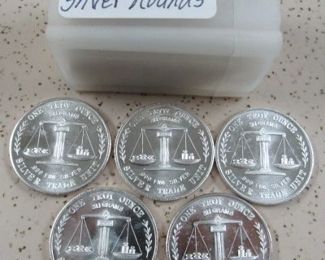20 - 1 oz Silver Rounds