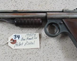 1950's Ben Franklin Pellet Pistol