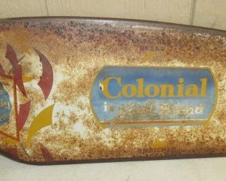 1950's Metal Colonial Bread Door Push