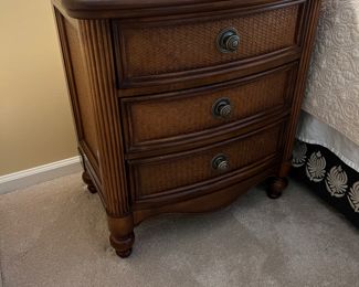 Drexel 3 Drawer End Table (pr) (18-1/2"D x 28"W x 30"H)