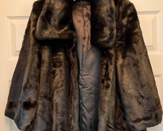 Women's Elie Tahari Fur Coat Size M