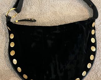 MAXX New York Black Suede Clutch