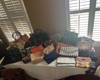 Many Name Brand Handbags & Clutches