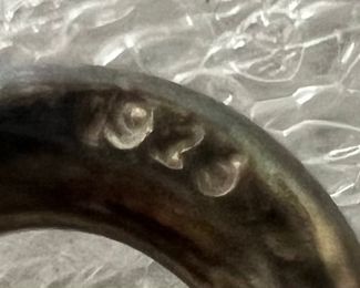 Sterling Silver Necklace With Sterling Silver Wine Glass Pendant