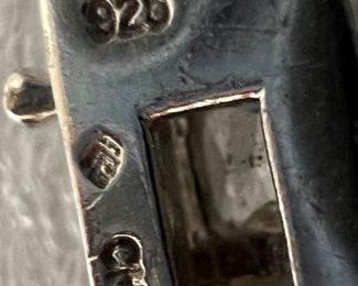 Sterling Silver & Cubic Zirconia Clasp Bracelet