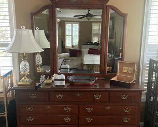 Open Home by Stanley 9 Drawer Dresser with Mirror