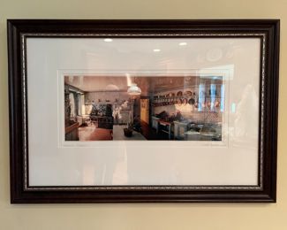 Framed Monet's Kitchen Photographed by Rob Epstein 1988