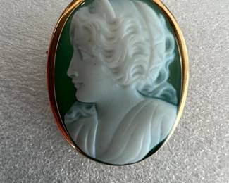 14K Gold Cameo