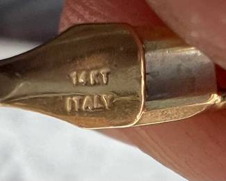 14K Gold Bracelet with Diamonds