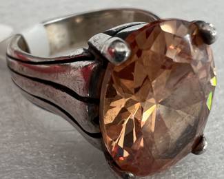 Sterling Silver Jeweled Ring