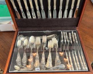 Gorham Sterling Silver Flatware Set - 117 Solid Pieces = 4750 gms / 47 Handled Pieces = 164 Total Pieces