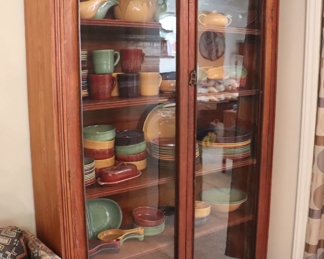 Antique Curio Display Cabinet
