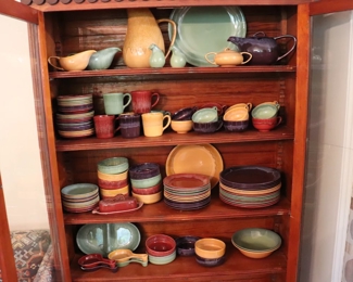 Vintage Ultra Casual California Authentic Vernonware Dinnerware set