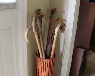 Vintage Bamboo Umbrella Stand