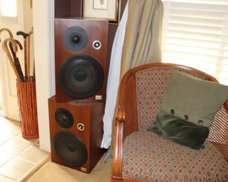 French Louis XV Cane Occasional Chair