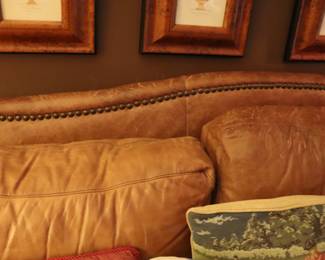 Robinson & Robinson Leather Sofa 
