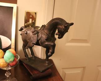 Chinese Bronze Tang Dynasty Horse Statue