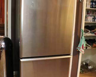 Stainless Steel Fridge Maytag WIDE BOTTOM MOUNT REFRIGERATOR