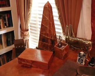  tobacco leaf cigar box Pen Hold and Decor 