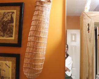 Antique Fishing Basket 