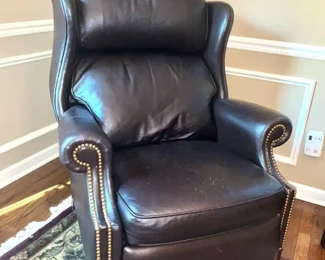Recliner, some leather damage 