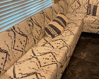 New custom made sectional banquette By Ballard Designs 